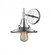 Railroad - 1 Light - 8 inch - Polished Chrome - Sconce (3442|447-1W-PC-M7-PC)