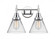 Cone - 2 Light - 17 inch - Polished Chrome - Bath Vanity Light (3442|447-2W-PC-G42-LED)