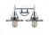 Railroad - 2 Light - 17 inch - Polished Chrome - Bath Vanity Light (3442|447-2W-PC-M7-PC)
