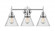 Cone - 3 Light - 26 inch - Polished Chrome - Bath Vanity Light (3442|447-3W-PC-G44-LED)