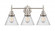 Cone - 3 Light - 26 inch - Satin Nickel - Bath Vanity Light (3442|447-3W-SN-G44)