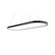 RACETRACK 46IN OVAL LINEAR PDT 2700K3CCT (3612|PD-53046-27-BK)