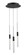 MAGIC 3 LIGHT ROUND PENDANT 3000K (3612|PD-35603-BK)