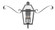 Large Wall Mount Lantern with Scroll (87|2774BLB-SCR)