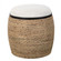 Uttermost Island Straw Accent Stool (85|23582)