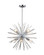 Sunburst 8 Light Chandelier (Chrome) (12|AC11443CH)