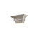 Rectangular Concave w/ Glass Shelf (254|CER-9825-CRK)