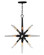 Medium Orb Chandelier (88|FR47404BLK)