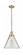 Cone - 1 Light - 12 inch - Satin Gold - Cord hung - Mini Pendant (3442|201C-SG-G42-L-LED)