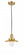 Railroad - 1 Light - 8 inch - Satin Gold - Cord hung - Mini Pendant (3442|201C-SG-M4-LED)