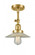Halophane - 1 Light - 9 inch - Satin Gold - Adjustable Semi-Flush Mount (3442|201F-SG-G2-LED)