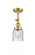 Bell - 1 Light - 5 inch - Satin Gold - Adjustable Semi-Flush Mount (3442|201F-SG-G54)