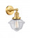 Oxford - 1 Light - 8 inch - Satin Gold - Adjustable Sconce (3442|203-SG-G532-LED)