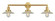 Halophane - 3 Light - 33 inch - Satin Gold - Bath Vanity Light (3442|205-SG-G2-LED)