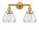 Fulton - 2 Light - 17 inch - Satin Gold - Adjustable Bath Vanity Light (3442|208-SG-G172-LED)