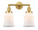 Canton - 2 Light - 17 inch - Satin Gold - Adjustable Bath Vanity Light (3442|208-SG-G181-LED)
