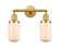 Dover - 2 Light - 14 inch - Satin Gold - Adjustable Bath Vanity Light (3442|208-SG-G311-LED)