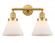 Cone - 2 Light - 18 inch - Satin Gold - Adjustable Bath Vanity Light (3442|208-SG-G41)