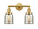 Bell - 2 Light - 15 inch - Satin Gold - Adjustable Bath Vanity Light (3442|208-SG-G58)