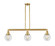 Beacon - 3 Light - 39 inch - Satin Gold - Stem Hung - Adjustable Island Light (3442|213-SG-G202-6)
