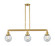 Beacon - 3 Light - 39 inch - Satin Gold - Stem Hung - Adjustable Island Light (3442|213-SG-G204-6)