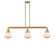 Olean - 3 Light - 39 inch - Satin Gold - Stem Hung - Adjustable Island Light (3442|213-SG-G321)