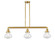 Olean - 3 Light - 39 inch - Satin Gold - Stem Hung - Adjustable Island Light (3442|213-SG-G324-LED)