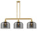 Bell - 3 Light - 42 inch - Satin Gold - Stem Hung - Adjustable Island Light (3442|213-SG-G73-L)