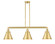 Appalachian - 3 Light - 40 inch - Satin Gold - Stem Hung - Adjustable Island Light (3442|213-SG-M13-SG)