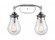 Genesis - 2 Light - 18 inch - Polished Chrome - Bath Vanity Light (3442|414-2W-PC-6CL)