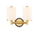 Marlowe - 2 Light - 14 inch - Black Satin Gold - Bath Vanity Light (3442|418-2W-BSG-W)