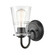 Scarlett - 1 Light - 5 inch - Matte Black - Bath Vanity Light (3442|421-1W-BK-CL-LED)