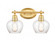 Amina Bath Vanity Light (3442|438-2W-SG-CL)