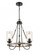 Paladin - 3 Light - 19 inch - Matte Black - Chain Hung - Mini Chandelier (3442|442-3CR-BK-SDY)