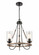 Paladin - 3 Light - 19 inch - Matte Black - Chain Hung - Mini Chandelier (3442|442-3CR-BK-SDY-LED)