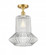 Springwater - 1 Light - 12 inch - Satin Gold - Semi-Flush Mount (3442|516-1C-SG-G212)