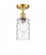 Candor - 1 Light - 5 inch - Satin Gold - Semi-Flush Mount (3442|516-1C-SG-G352-LED)