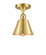 Smithfield - 1 Light - 7 inch - Satin Gold - Semi-Flush Mount (3442|516-1C-SG-M8)