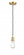 Bare Bulb - 1 Light - 5 inch - Satin Gold - Cord hung - Mini Pendant (3442|516-1P-SG-LED)