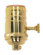 3 Way (2 Circuit) Turn Knob Socket w/Matching Finish Removable Knob (27|80/1046)