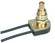 On-Off Metal Push Switch; 5/8'' Metal Bushing; Single Circuit; 6A-125V, 3A-250V Rating; Brass (27|80/1126)