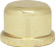 1/2'' Finial; Zinc Die Cast 1/4-27; Polished Brass Finish (27|80/1181)
