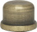 1/2'' Finial; Zinc Die Cast 1/4-27; Antique Brass Finish (27|80/1518)