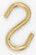 Brass Plated S-Hook; 1-5/8'' (27|90/010)