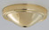 Plain Deep Fixture; Canopy Only; Brass Finish; 5'' Diameter; 7/16'' Center Hole; 1-3/4'' (27|90/051)