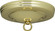 Standard Canopy Kit; Brass Finish; 5'' Diameter; 7/16'' Center Hole; 2-8/32 Bar Holes; (27|90/062)