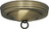 Standard Canopy Kit; Antique Brass Finish; 5'' Diameter; 7/16'' Center Hole; 2-8/32 Bar Holes; (27|90/063)