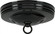 Standard Canopy Kit; Black Finish; 5'' Diameter; 7/16'' Center Hole; 2-8/32 Bar Holes; (27|90/065)