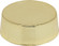 1'' Plain Knob; 1/8 IP; 3/8'' Height; Polished Brass Finish (27|90/1050)