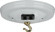 Canopy Kit With Convenience Outlet; White Finish; 5'' Diameter; 7/16'' Center Hole; 2-8/32 Bar (27|90/1072)